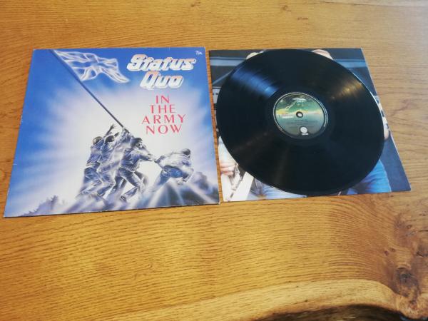 Status Quo In the Army Now 1986 Vertigo 830049-1 Holländische Pressung VG/VG+